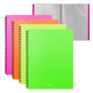 Picture of DISPLAY BOOK A4 X20 SPIRAL NEON COLOURS